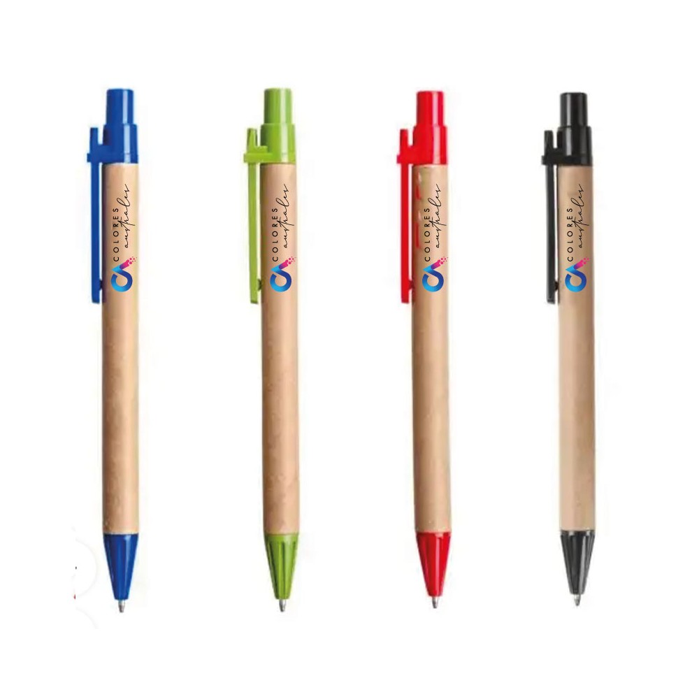 100 Bolígrafos con logo Lignum Eco