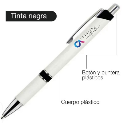 100 Bolígrafos con logo Ajax