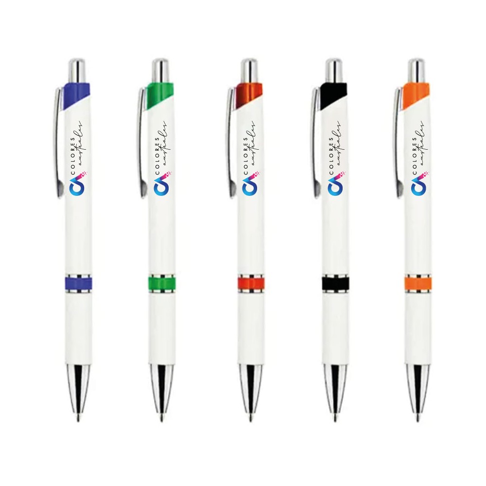 100 Bolígrafos con logo Ajax