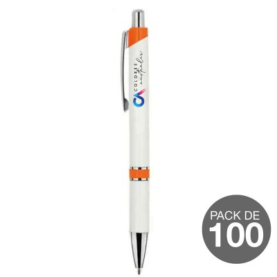 100 Bolígrafos con logo Ajax