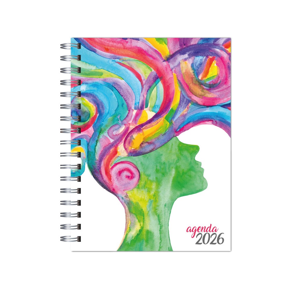 Agenda 2026 tapa dura mod. 5023 "Woman" en caja para regalo