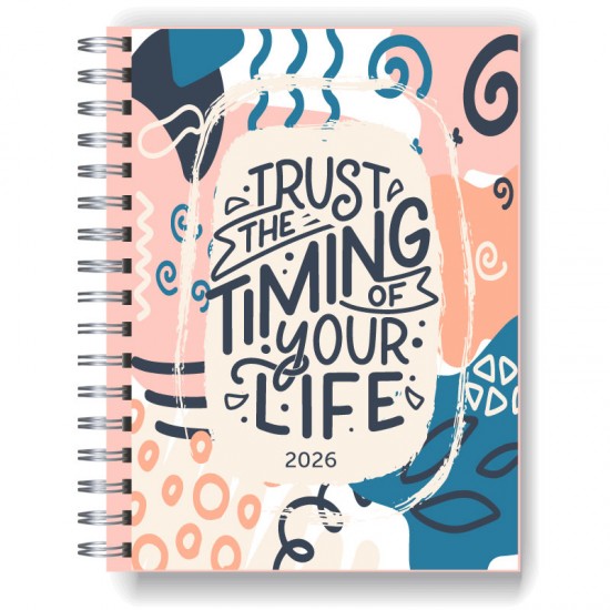 Agenda 2026 tapa dura mod. 5026 "Trust" en caja para regalo