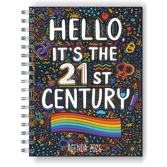 Agenda 2026 tapa dura mod. 5035 "Diversity" en caja para regalo