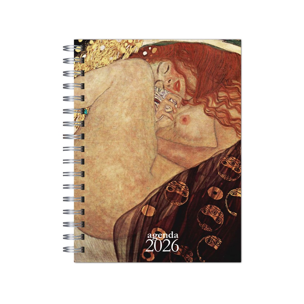 Agenda 2025 tapa dura mod. 6530 "Klimt Danae" en caja para regalo