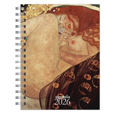 Agenda 2025 tapa dura mod. 6530 "Klimt Danae" en caja para regalo