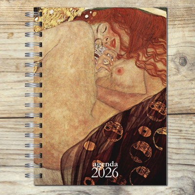 Agenda 2025 tapa dura mod. 6530 "Klimt Danae" en caja para regalo