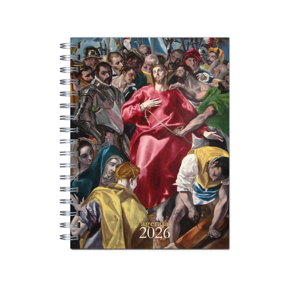 Agenda 2026 tapa dura mod. 6527 "Greco Expolio" en caja para regalo