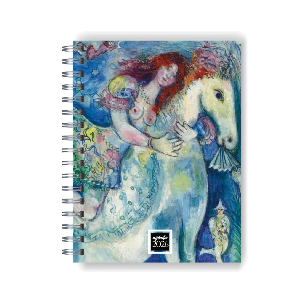 Agenda 2025 t6pa dura mod. 6526 "Chagall Lecuyere" en caja para regalo