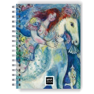 Agenda 2025 t6pa dura mod. 6526 "Chagall Lecuyere" en caja para regalo
