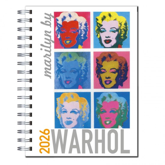 Agenda 2026 tapa dura mod. 6514 "Marilyn by Wharhol" en caja para regalo
