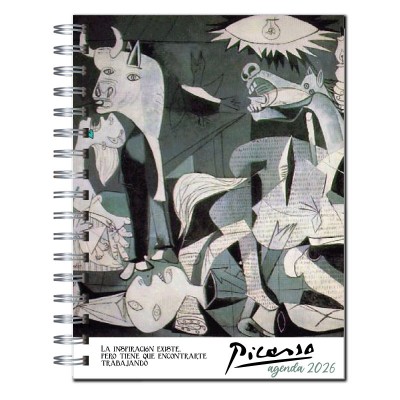 Agenda 2026 tapa dura mod. 6508 "Chagall notebook" en caja para regalo