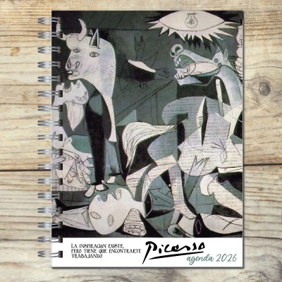 Agenda 2026 tapa dura mod. 6508 "Chagall notebook" en caja para regalo