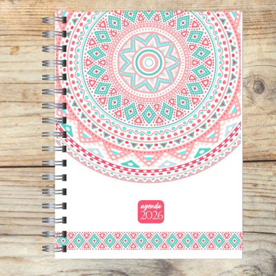 Agenda 2026 tapa dura mod. 5076 "Arboles Galeano" en caja para regalo