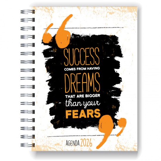 Agenda 2026 tapa dura mod. 5037 "Success"  en caja para regalo