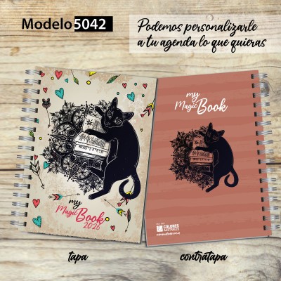 Agenda 2026 tapa dura mod. 5042 "My Magic book" en caja para regalo
