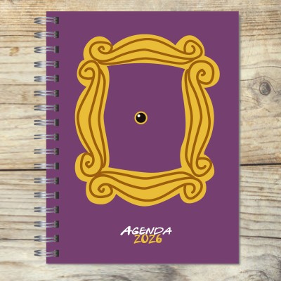 Agenda 2026 tapa dura mod. 5049 "Friends" en caja para regalo