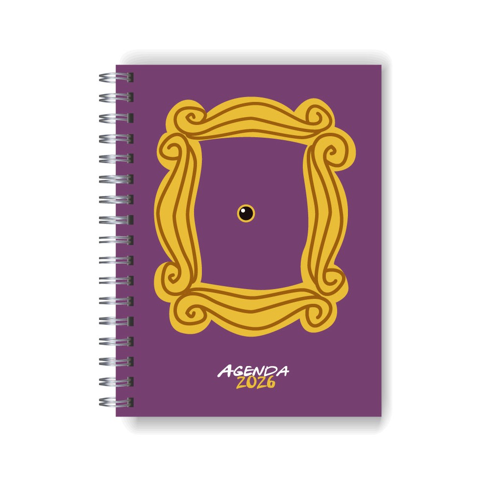 Agenda 2026 tapa dura mod. 5049 "Friends" en caja para regalo