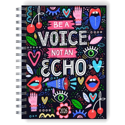 Agenda 2026 tapa dura mod. 5090 "Be a voice" en caja para regalo
