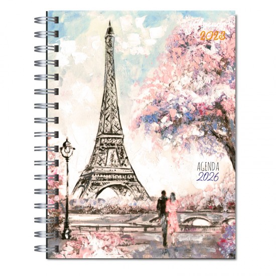 Agenda 2026  tapa dura mod. 5006 "Paris in love"