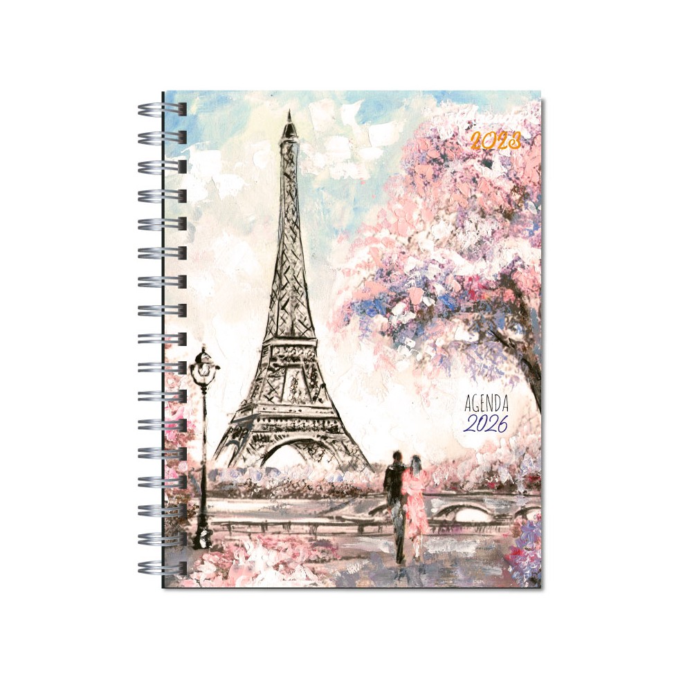 Agenda 2026  tapa dura mod. 5006 "Paris in love"
