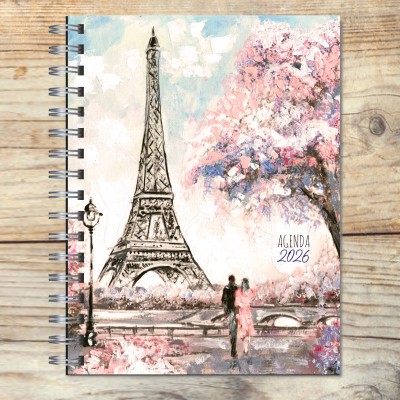 Agenda 2026  tapa dura mod. 5006 "Paris in love"