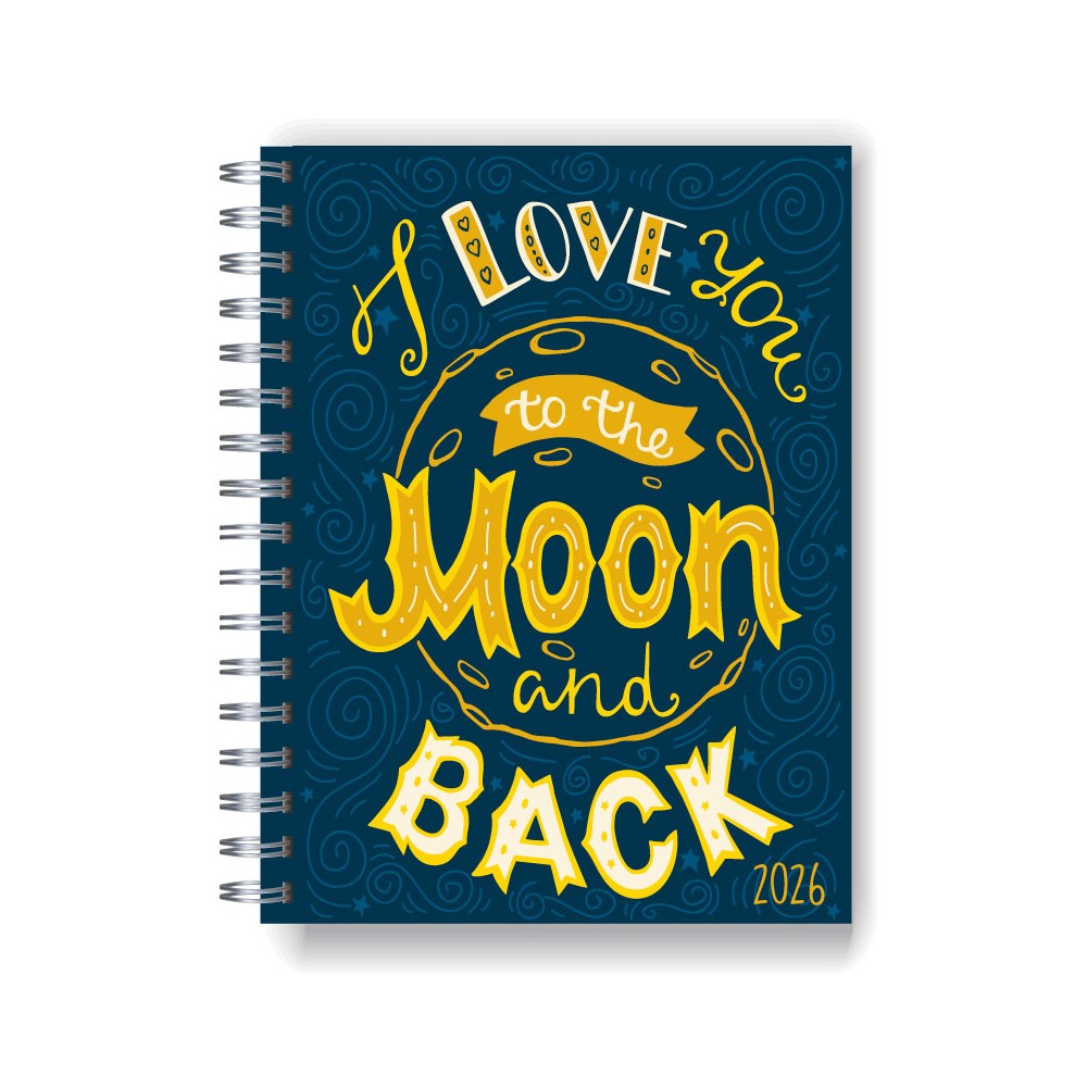 Agenda 2026 tapa dura mod. 4994 "Take me" en caja para regalo