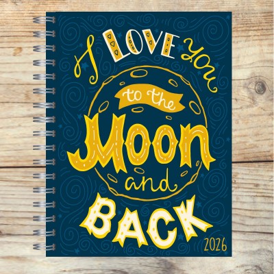 Agenda 2026 tapa dura mod. 4994 "Take me" en caja para regalo