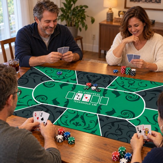 Lona para juego de Poker Hold´Em en distintas medidas personalizable
