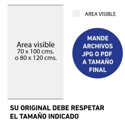 Posters para congresos y eventos en 2 medidas