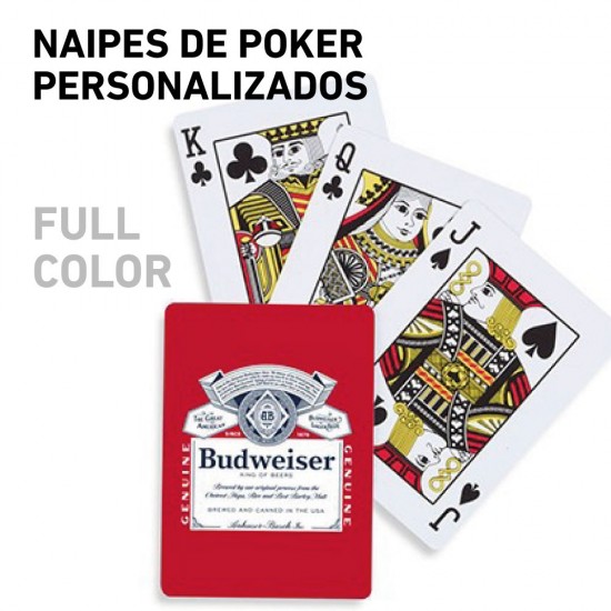 50 cajas de Naipes de Poker totalmente personalizados