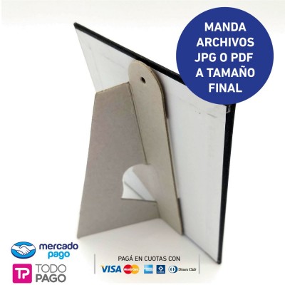 Pack de Displays exhibidores de escritorio 21 x 30 cms. personalizados