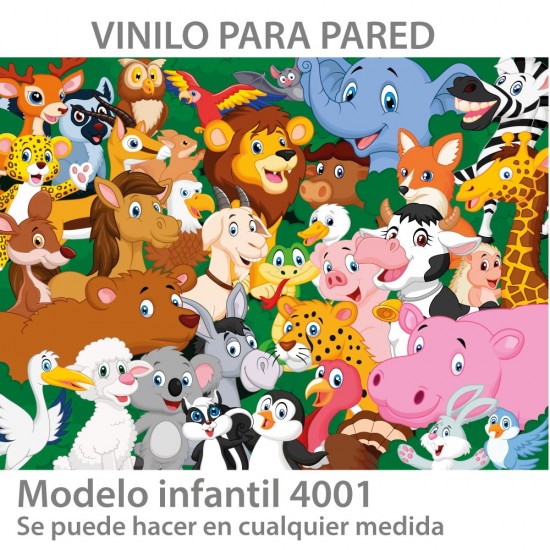 Mod. 4001 - Vinilo para pared infantil.