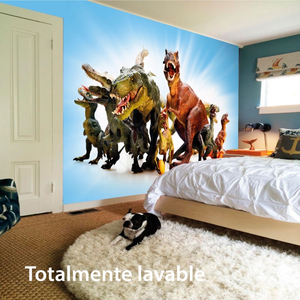 Mod. 4003 - Vinilo para pared infantil Dinosaurios