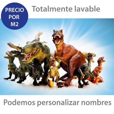 Mod. 4003 - Vinilo para pared infantil Dinosaurios