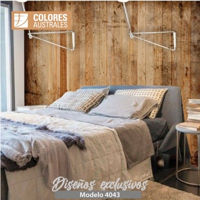 Mod. 4043 - Vinilo para pared old cedar