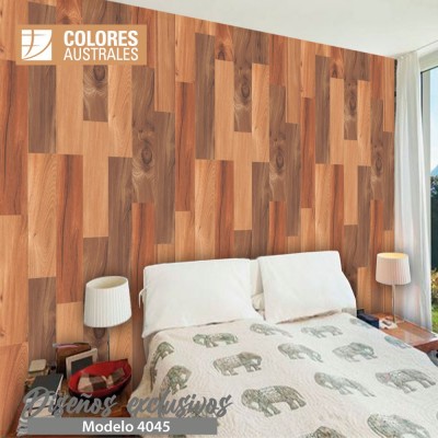 Mod. 4047 - Vinilo para pared tipo madera Hard wood strip