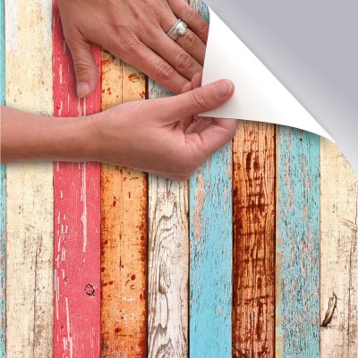 Mod. 4046 - Vinilo para pared tipo madera Vintage wood wards