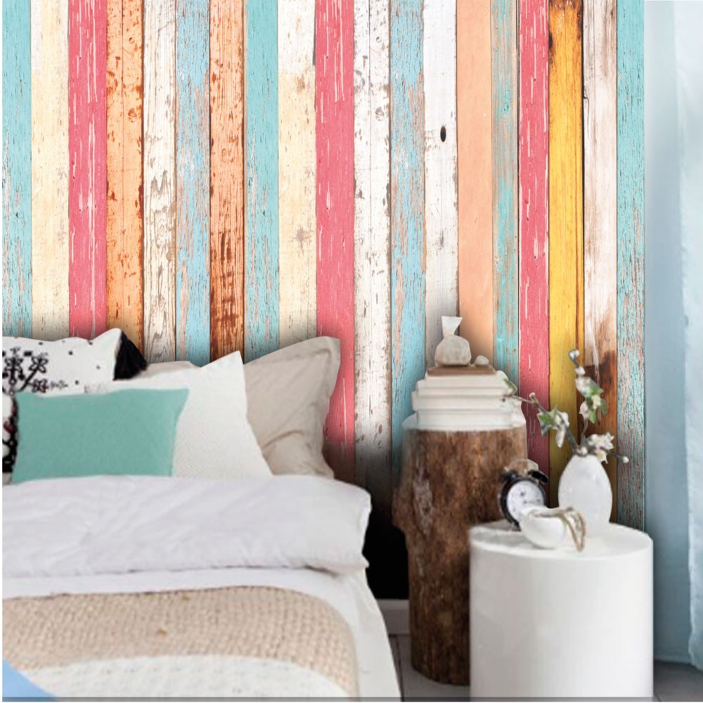 Mod. 4046 - Vinilo para pared tipo madera Vintage wood wards