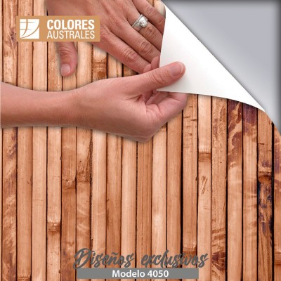 Mod. 4050 - Vinilo para pared tipo madera Bamboo