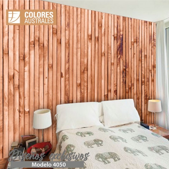 Mod. 4050 - Vinilo para pared tipo madera Bamboo