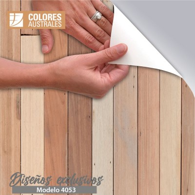 Mod. 4053 - Vinilo para pared tipo madera Japonesa