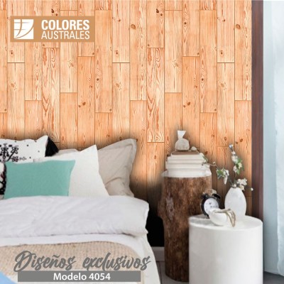Mod. 4054 - Vinilo para pared tipo Pinotea clara