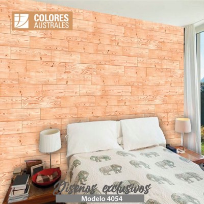 Mod. 4054 - Vinilo para pared tipo Pinotea clara