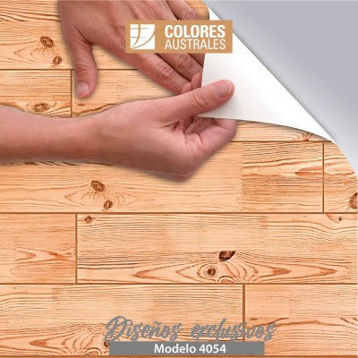 Mod. 4054 - Vinilo para pared tipo Pinotea clara