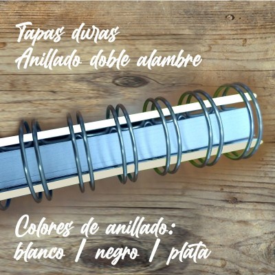 Agenda tapa dura mod. 5087 "Make things happen" en caja para regalo: anillado
