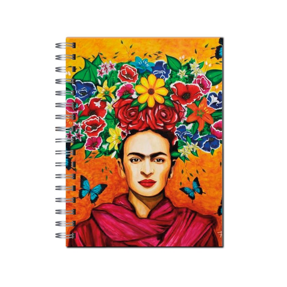 Cuaderno Frida Kahlo tapa dura