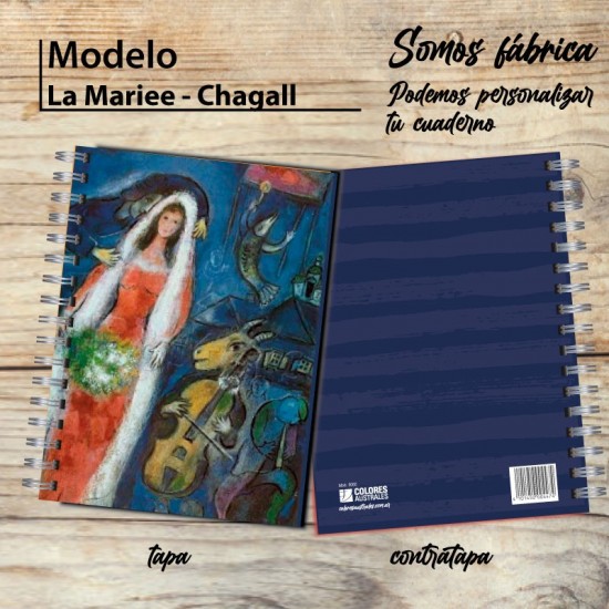 Cuaderno "La Mariée" Chagall