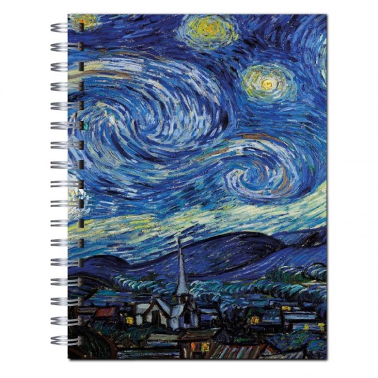 Cuaderno Modelo 1521 "Noche estrellada" Van Gogh