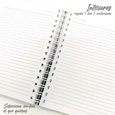 Cuaderno tapa dura Modelo 1002 "Dream on": interiores