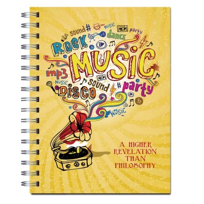 Cuaderno tapa dura Modelo 1003 "Music"